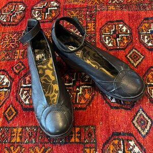 Fly London Ankle Strap Wedges